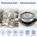 Aeion Triply Deep Kadai with SS Lid Tramontina