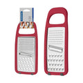 Utilitá Stainless Steel and ABS Grater with Rubberized Base, Red Tramontina