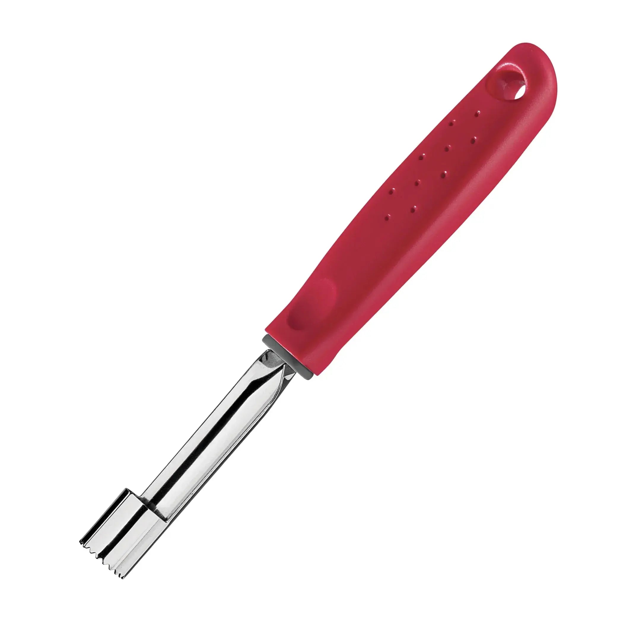 Utilitá Stainless Steel Pulp Extractor with Red Polypropylene Handle Tramontina