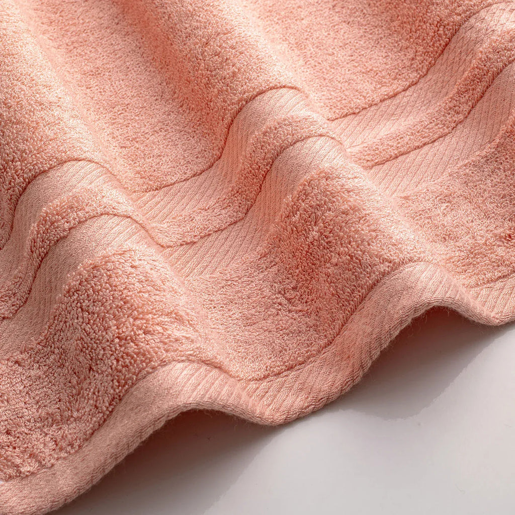 The Bamboo 2 Pcs Hand Towel – Ultra-Absorbent Elegance for Everyday Use| Color : Orange 03