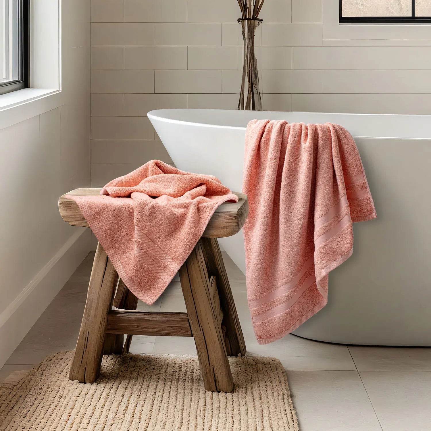 The Bamboo Bath Towel – Lightweight Luxury with Superior Absorbency | Color : Orange 03