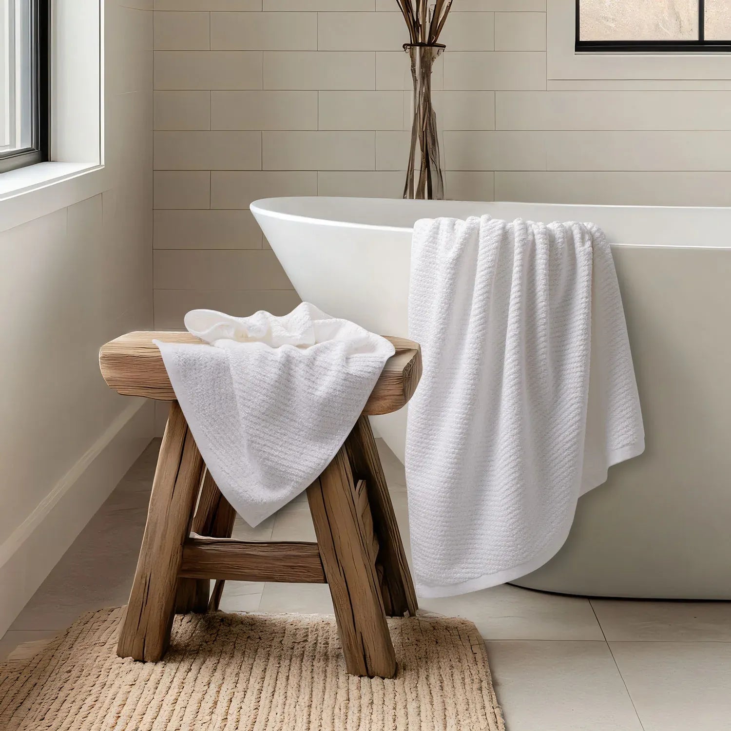 The Bamboo Bath Towel – Lightweight Luxury with Superior Absorbency | Color : White 04