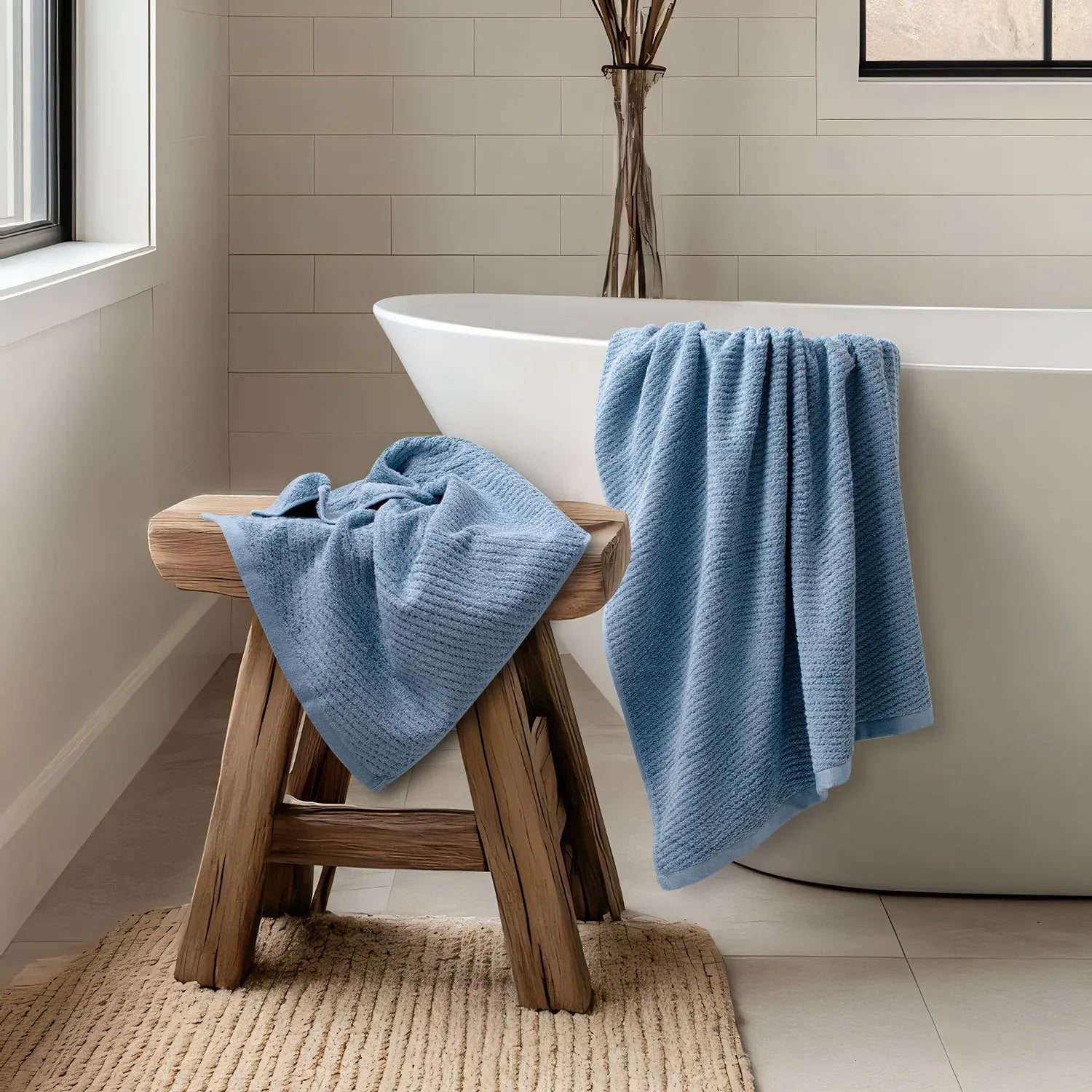 The Bamboo Bath Towel – Lightweight Luxury with Superior Absorbency | Color : Blue 04