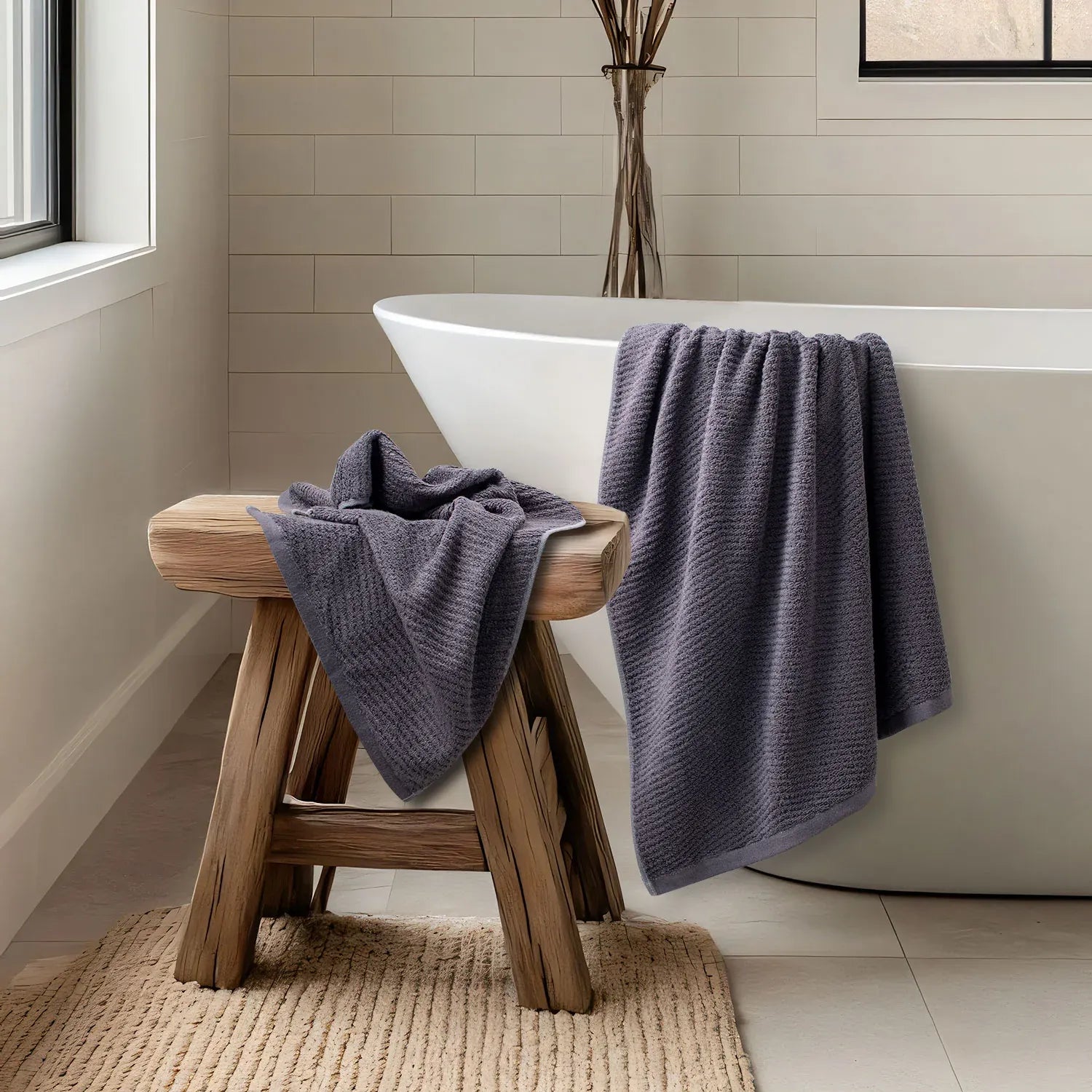 The Bamboo Bath Towel – Lightweight Luxury with Superior Absorbency | Color : Grey 04