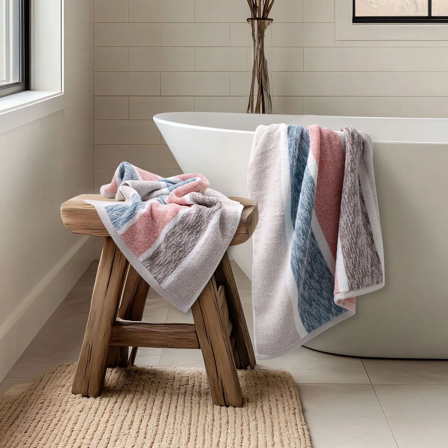 The Bamboo Bath Towel – Lightweight Luxury with Superior Absorbency | Color : Pink 06