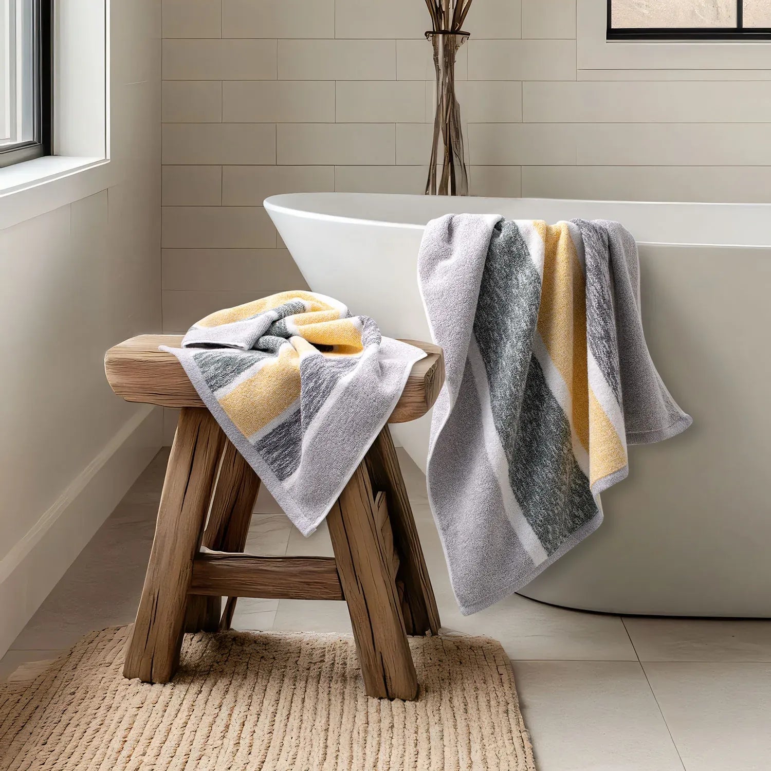 The Bamboo Bath Towel – Lightweight Luxury with Superior Absorbency | Color : Yellow 06