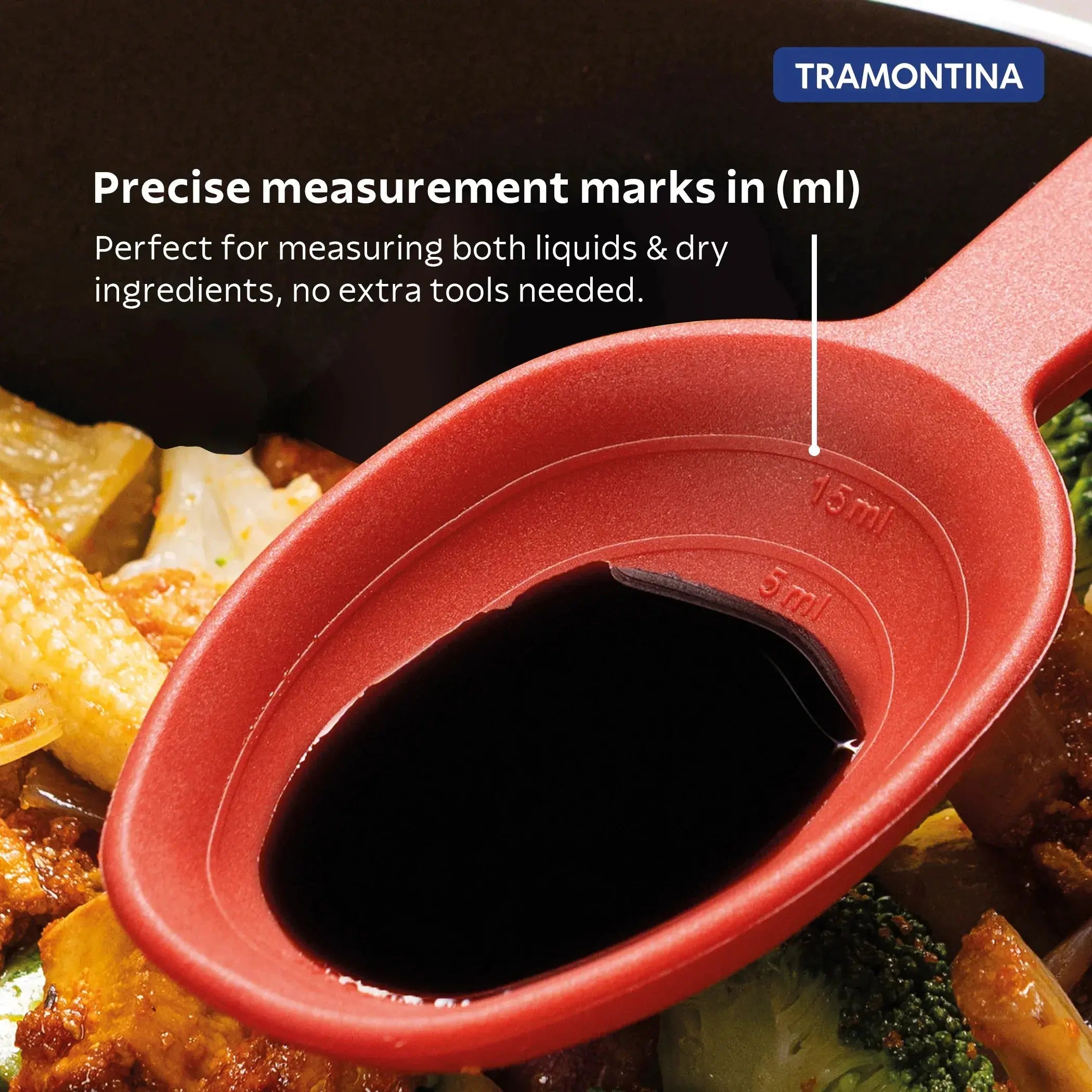 Softta Silicone Spoon - Red Tramontina