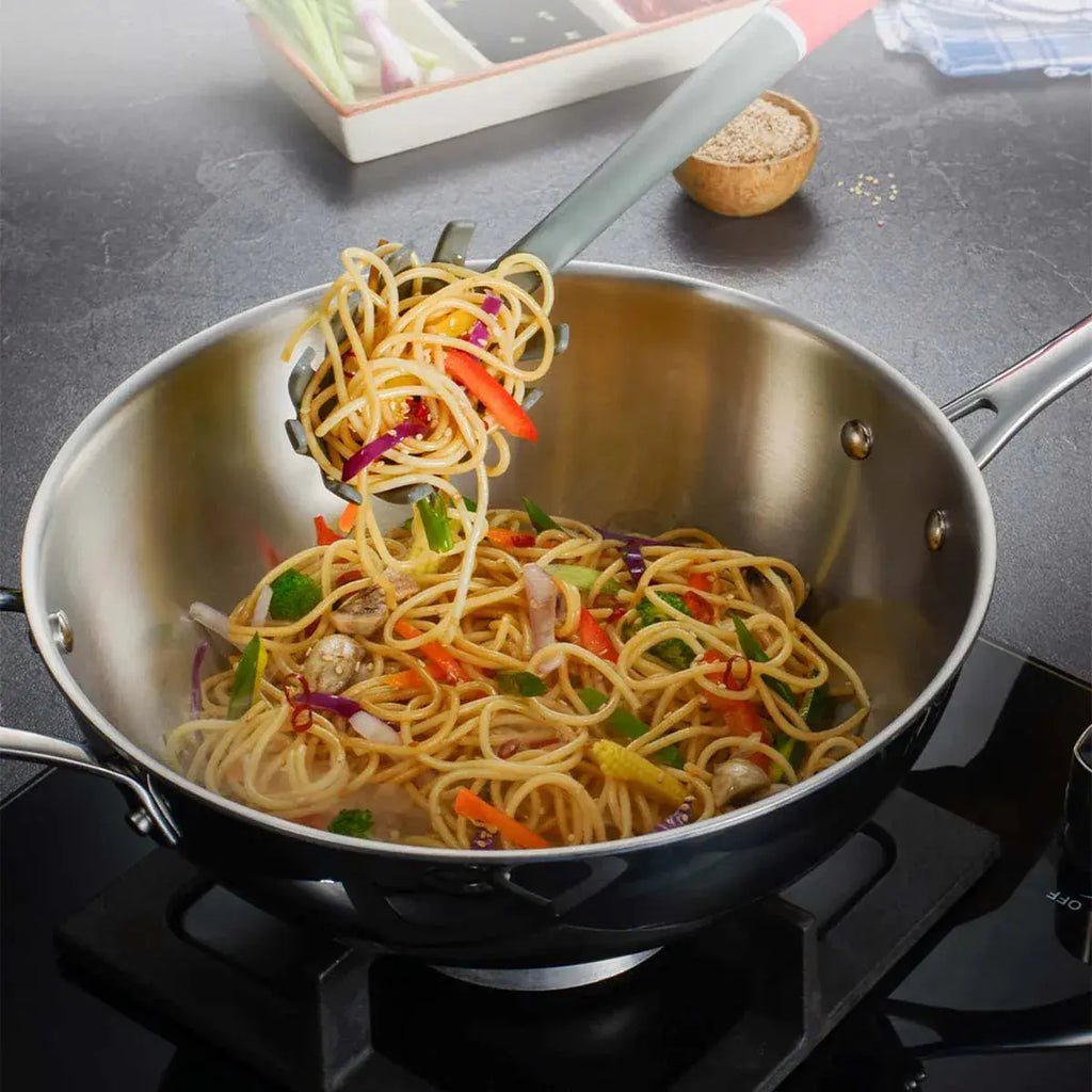 Aeion 26cm Triply Wok with SS Lid Tramontina