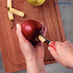 Utilitá Stainless Steel Pulp Extractor with Red Polypropylene Handle Tramontina