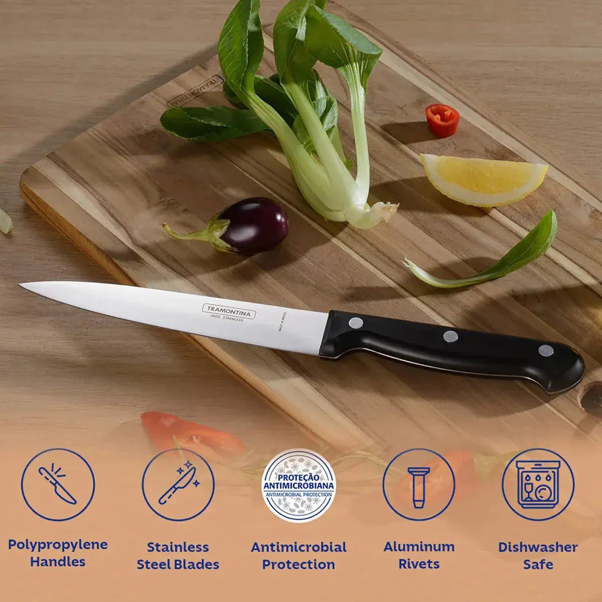 Ultracorte Set of 3 Knives Tramontina