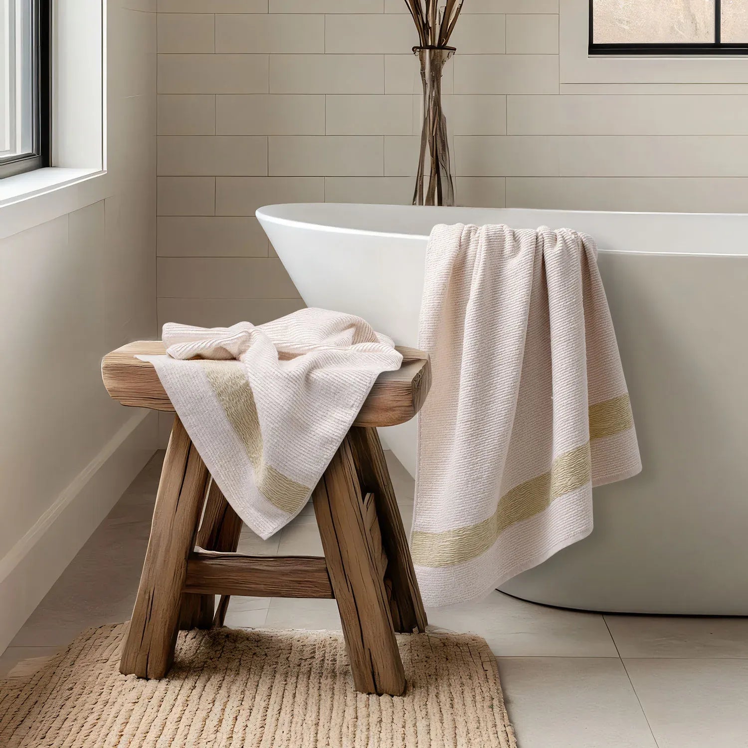 The Bamboo Bath Towel – Lightweight Luxury with Superior Absorbency | Color : Off White 01