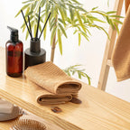 The Bamboo 2 Pcs Face Towel – Gentle Quick-Drying Care for Your Skin | Color : Brown 04