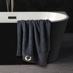 Picasso Towel - Royal Crown Bath | Color : Black