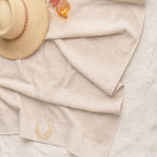 Picasso Towel - Royal Crown Bath | Color : Beige