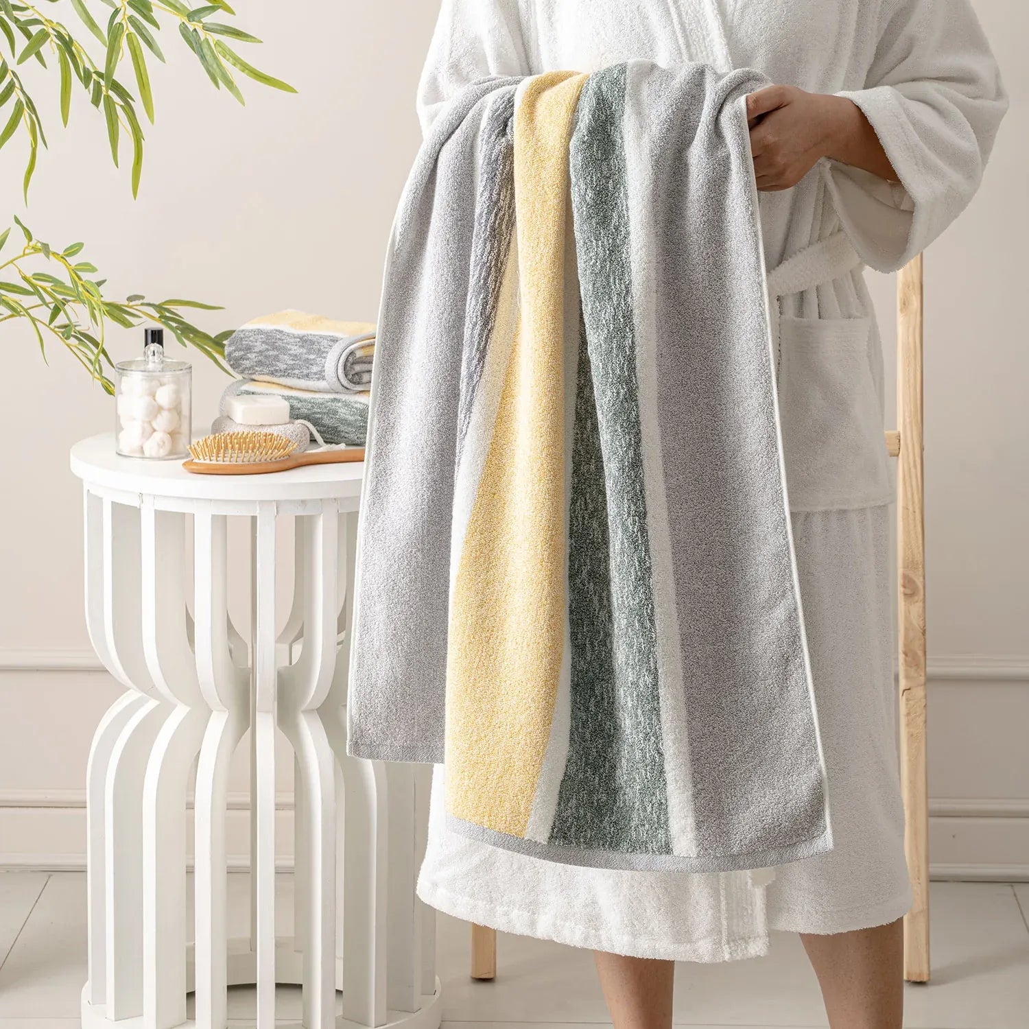The Bamboo Bath Towel – Lightweight Luxury with Superior Absorbency | Color : Yellow 06