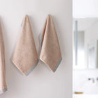 The Bamboo 2 Pcs Face Towel – Gentle Quick-Drying Care for Your Skin | Color : Beige 02