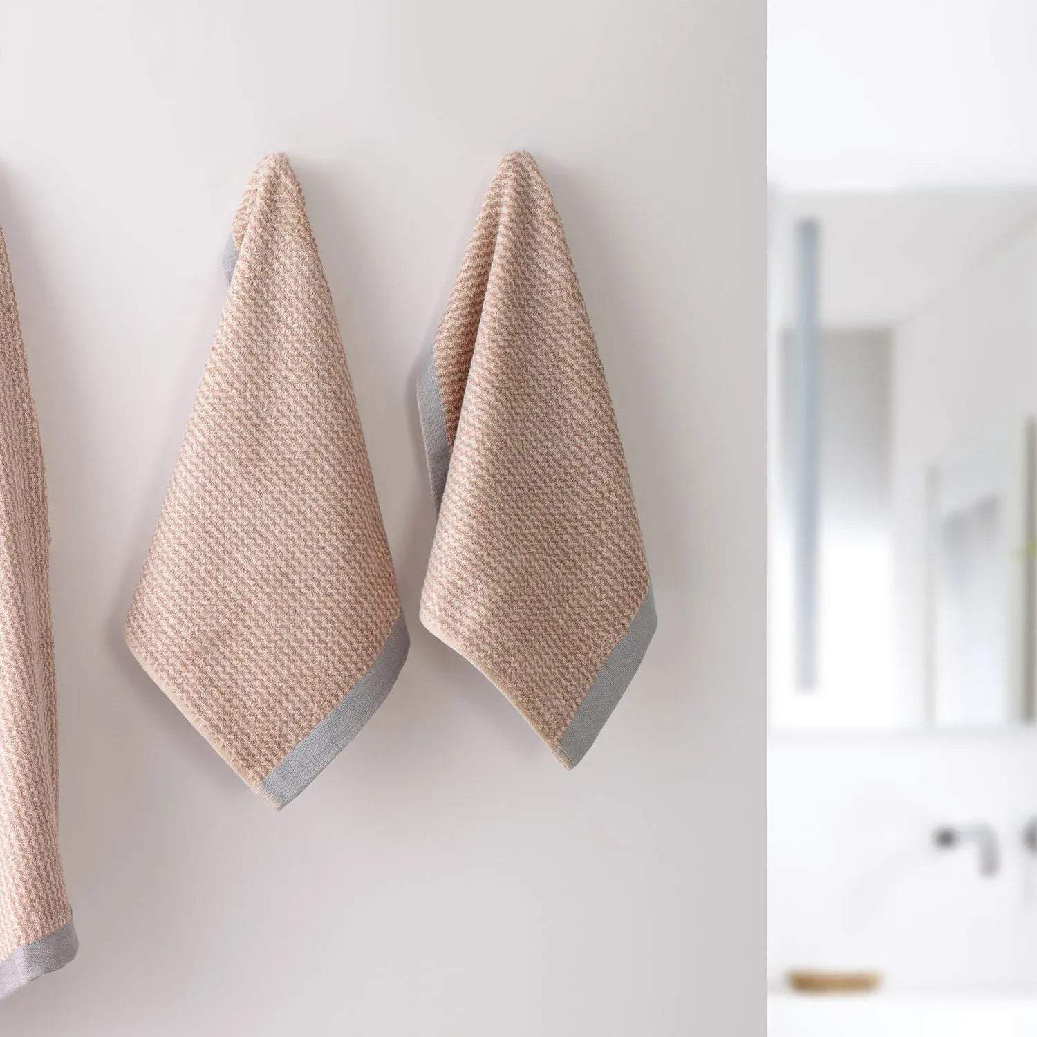 The Bamboo 2 Pcs Face Towel – Gentle Quick-Drying Care for Your Skin | Color : Beige 02