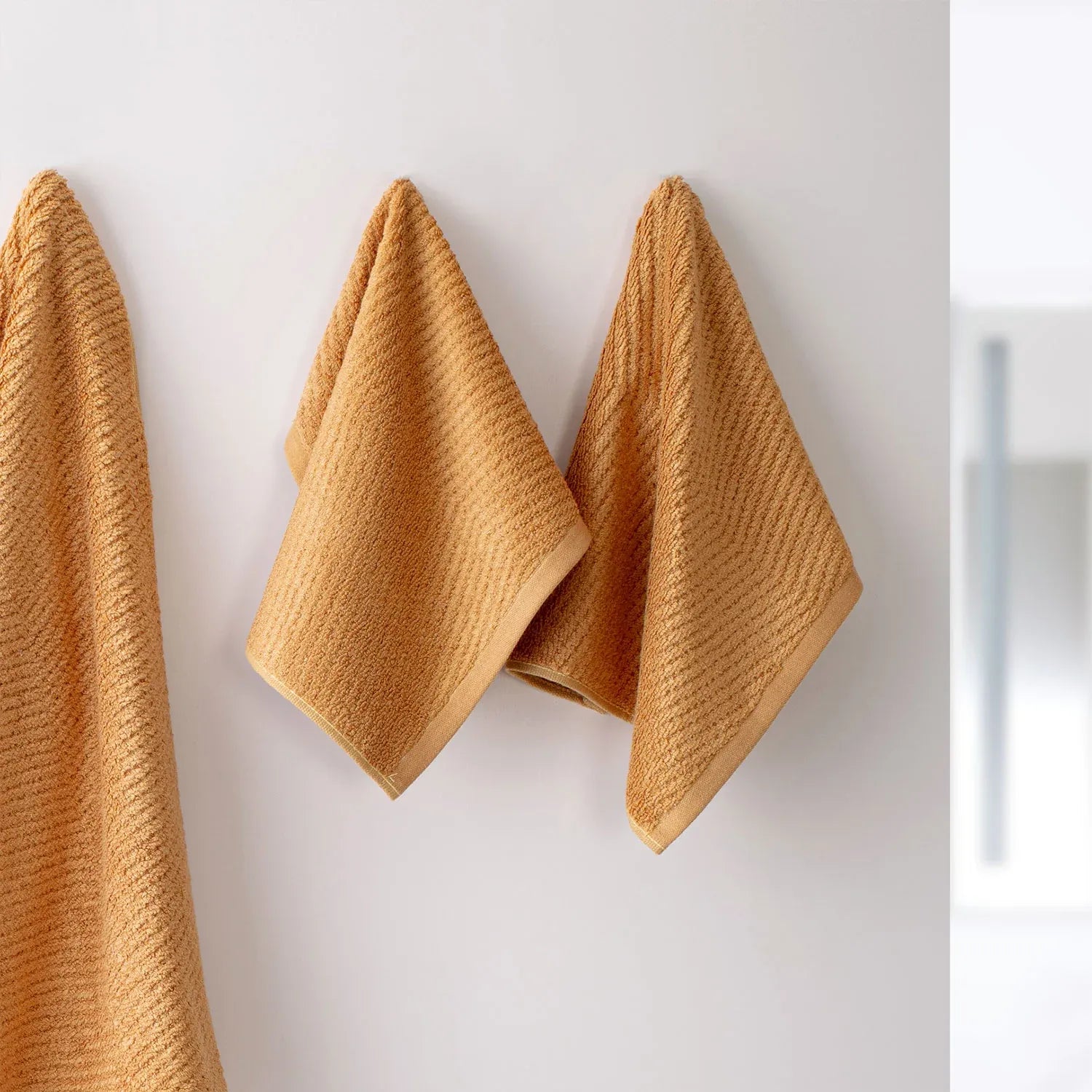 The Bamboo 2 Pcs Face Towel – Gentle Quick-Drying Care for Your Skin | Color : Brown 04