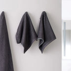 The Bamboo 2 Pcs Face Towel – Gentle Quick-Drying Care for Your Skin | Color : Grey 04