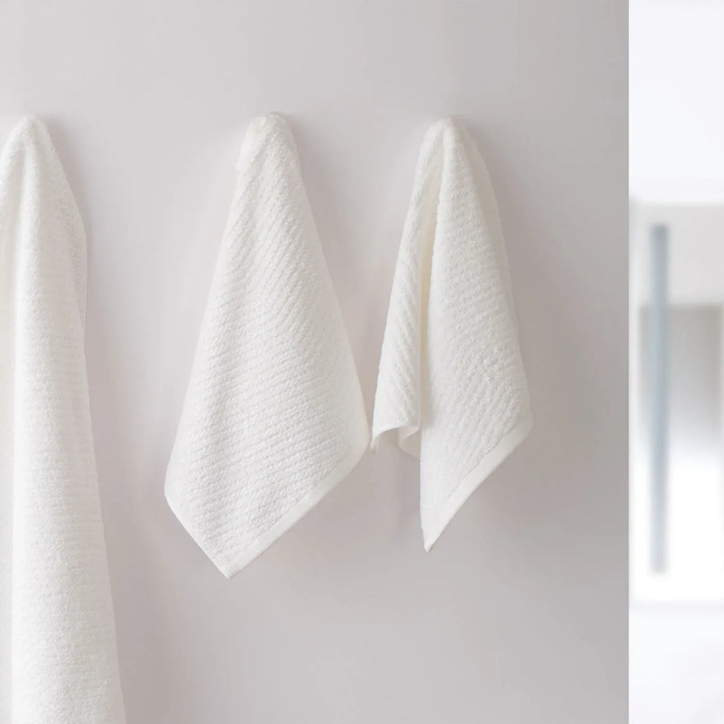 The Bamboo 2 Pcs Face Towel – Gentle Quick-Drying Care for Your Skin | Color : White 04