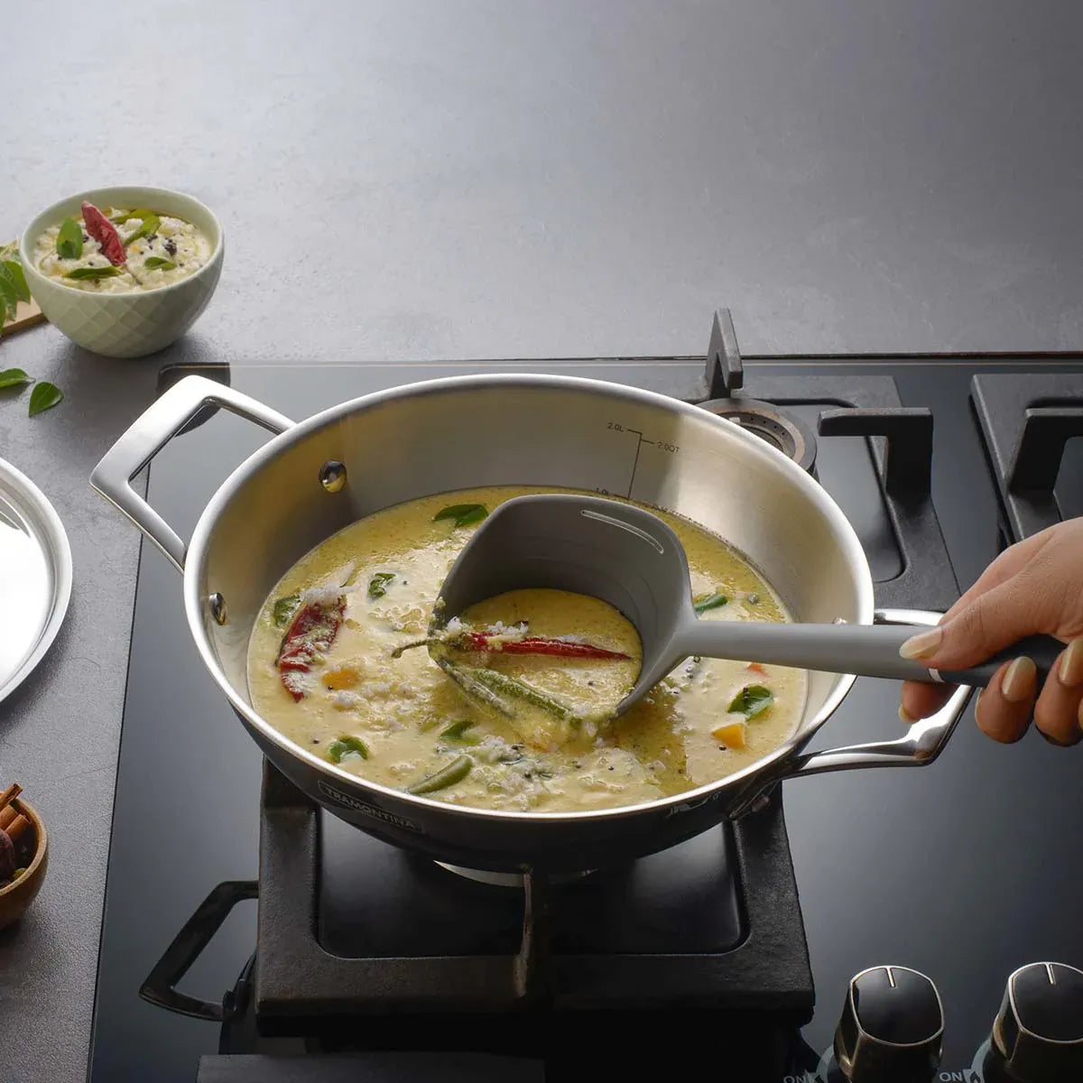 Aeion Triply Kadai with SS Lid