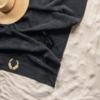 Picasso Towel - Royal Crown Bath | Color : Black