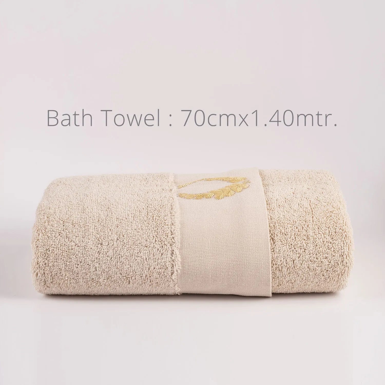 Picasso Towel - Royal Crown Bath | Color : Beige