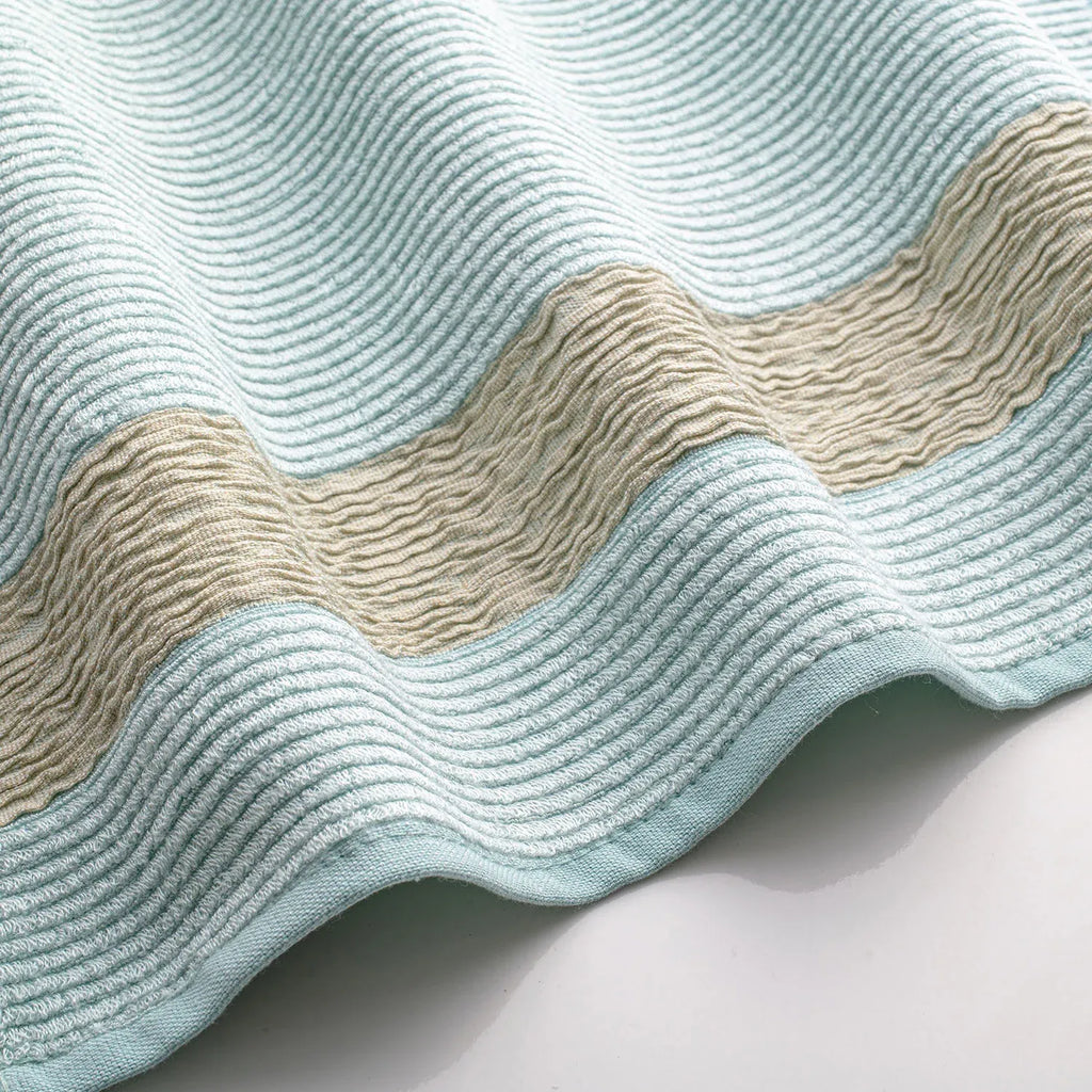 The Bamboo 2 Pcs Face Towel – Gentle Quick-Drying Care for Your Skin | Color : Light Blue 01
