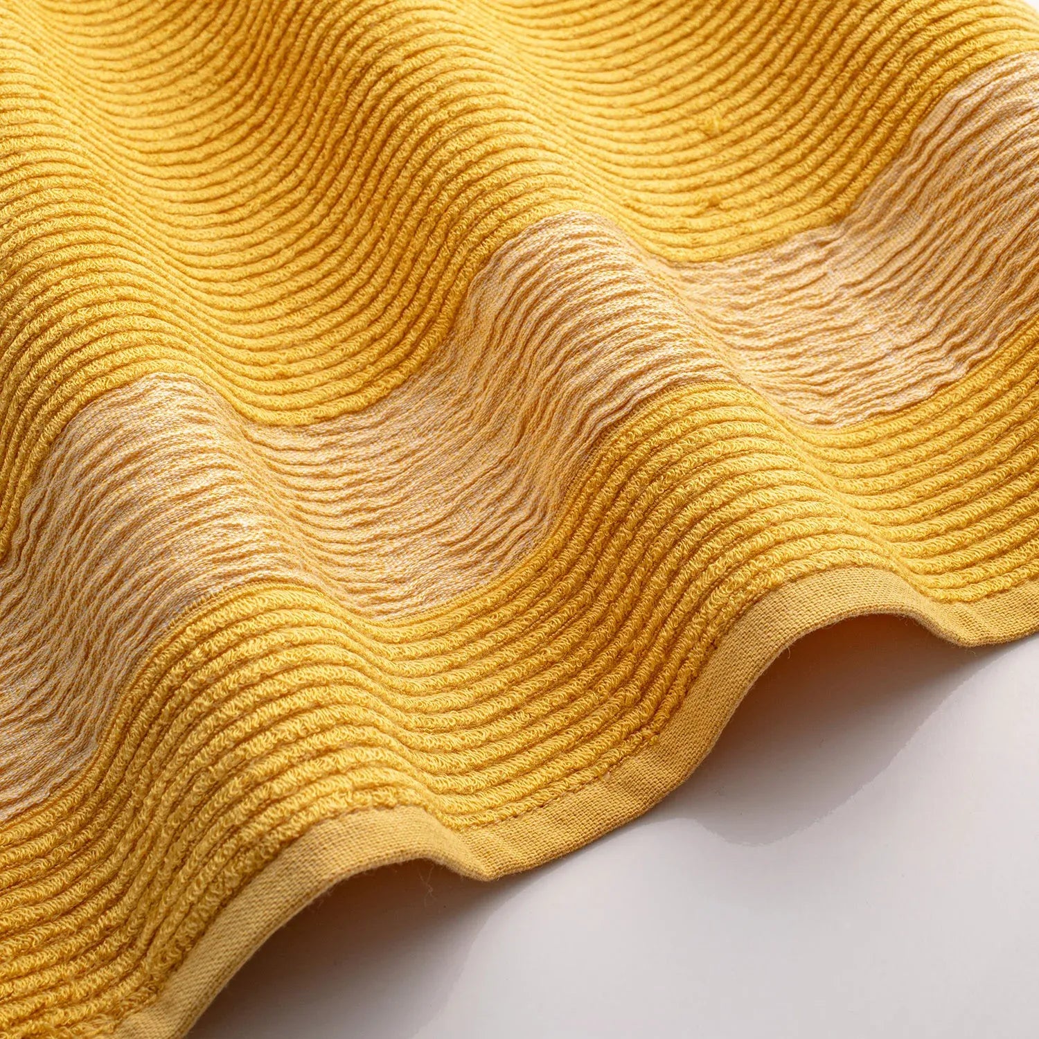 The Bamboo 2 Pcs Face Towel – Gentle Quick-Drying Care for Your Skin | Color : Yellow 01