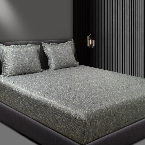 550 TC 100% Cotton Bedsheet | Color: SGBK 353