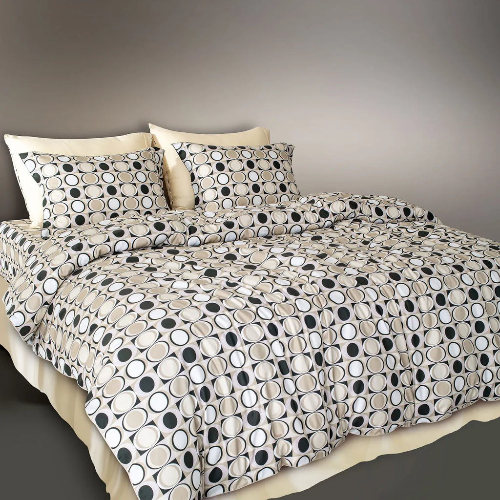 Aiva 550 TC 100% Cotton Bedsheet | Color: SGBK 387