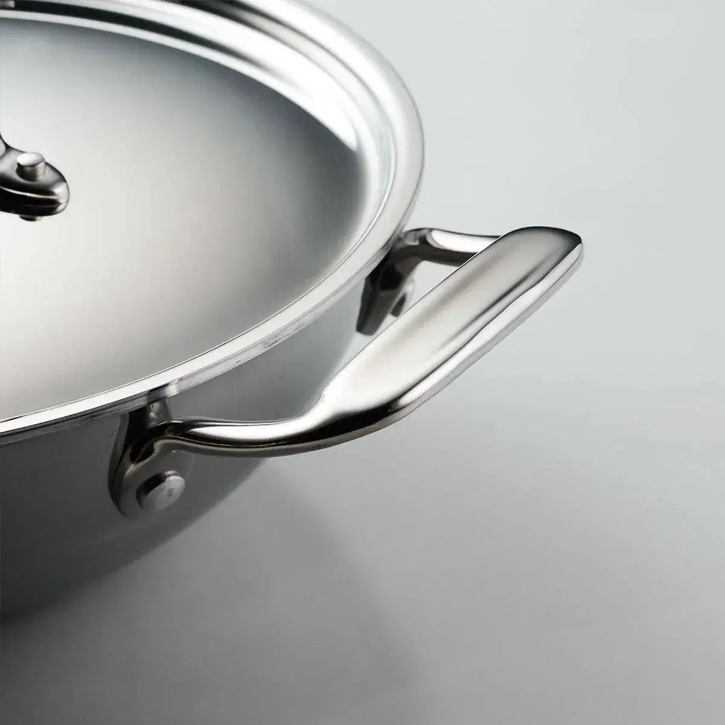 Fusao EX+ Triply Ceramic Kadai with SS Lid Tramontia
