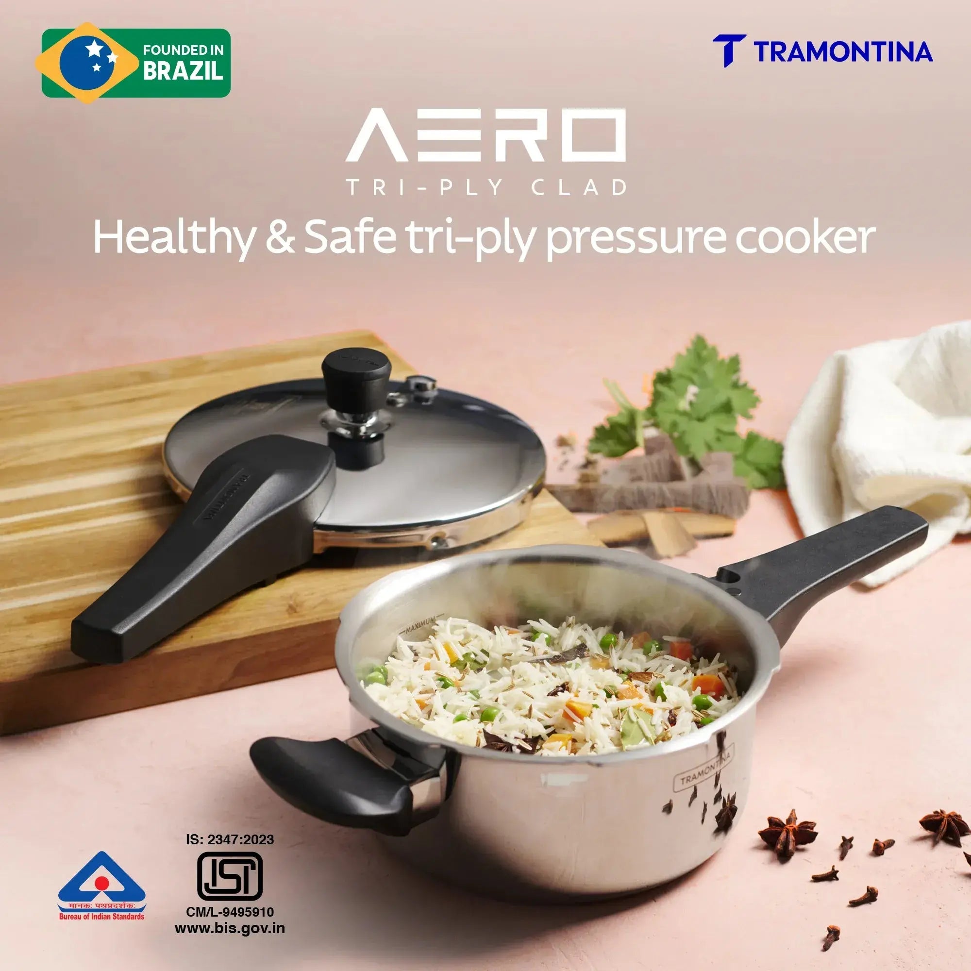 Aero Triply Pressure Pan Tramontina