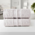 The Bamboo 2 Pcs Hand Towel – Ultra-Absorbent Elegance for Everyday Use| Color : Light Grey 03