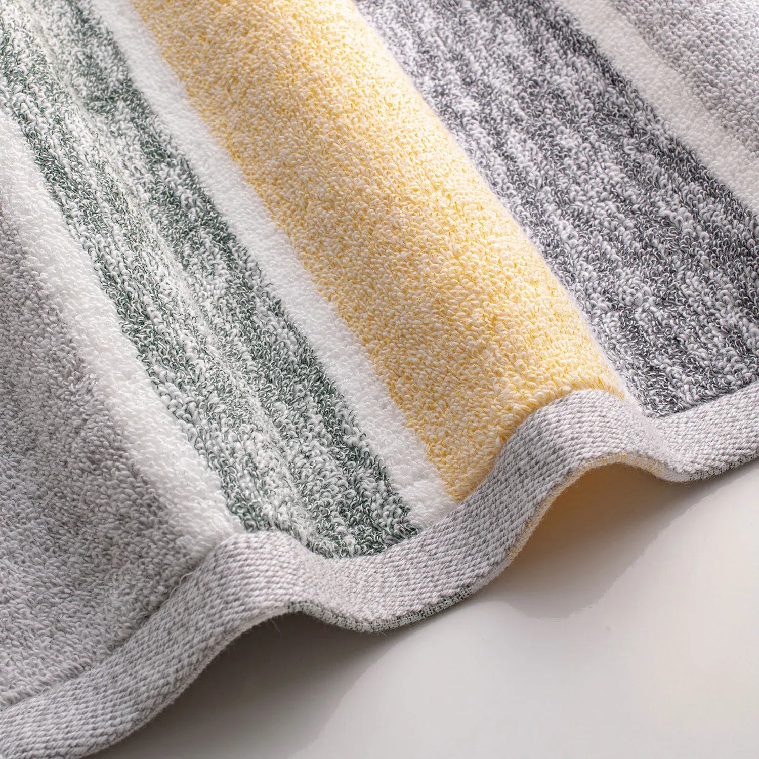 The Bamboo 2 Pcs Hand Towel – Ultra-Absorbent Elegance for Everyday Use| Color : Yellow 06