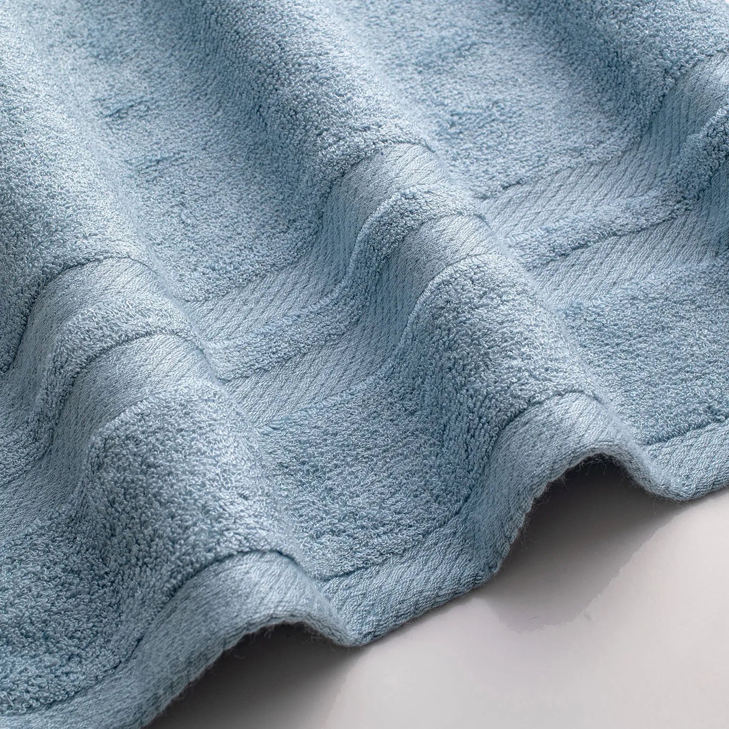 The Bamboo 2 Pcs Hand Towel – Ultra-Absorbent Elegance for Everyday Use| Color : Blue 03