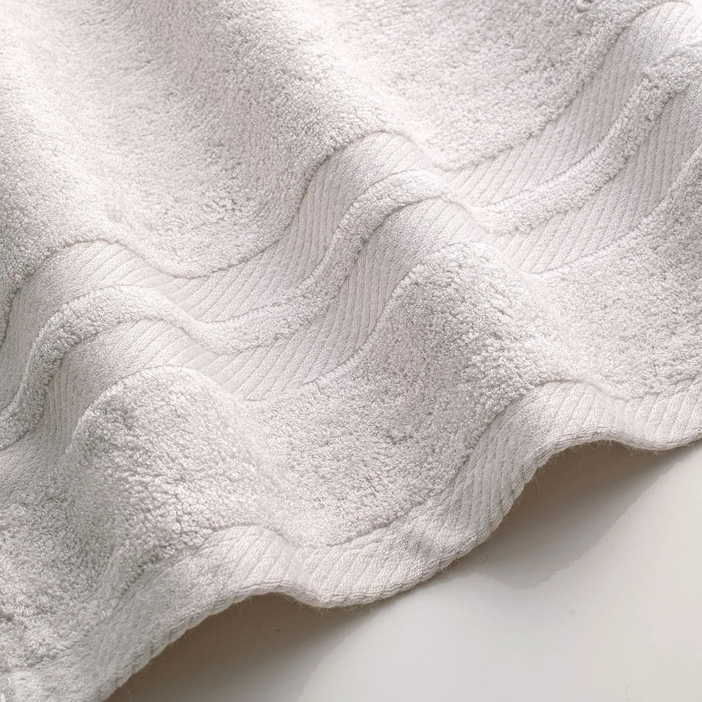 The Bamboo 2 Pcs Hand Towel – Ultra-Absorbent Elegance for Everyday Use| Color : Light Grey 03