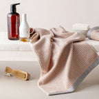 The Bamboo 2 Pcs Hand Towel – Ultra-Absorbent Elegance for Everyday Use| Color : Beige 02