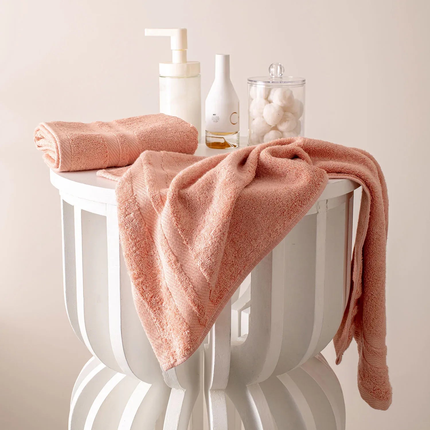 The Bamboo 2 Pcs Hand Towel – Ultra-Absorbent Elegance for Everyday Use| Color : Orange 03