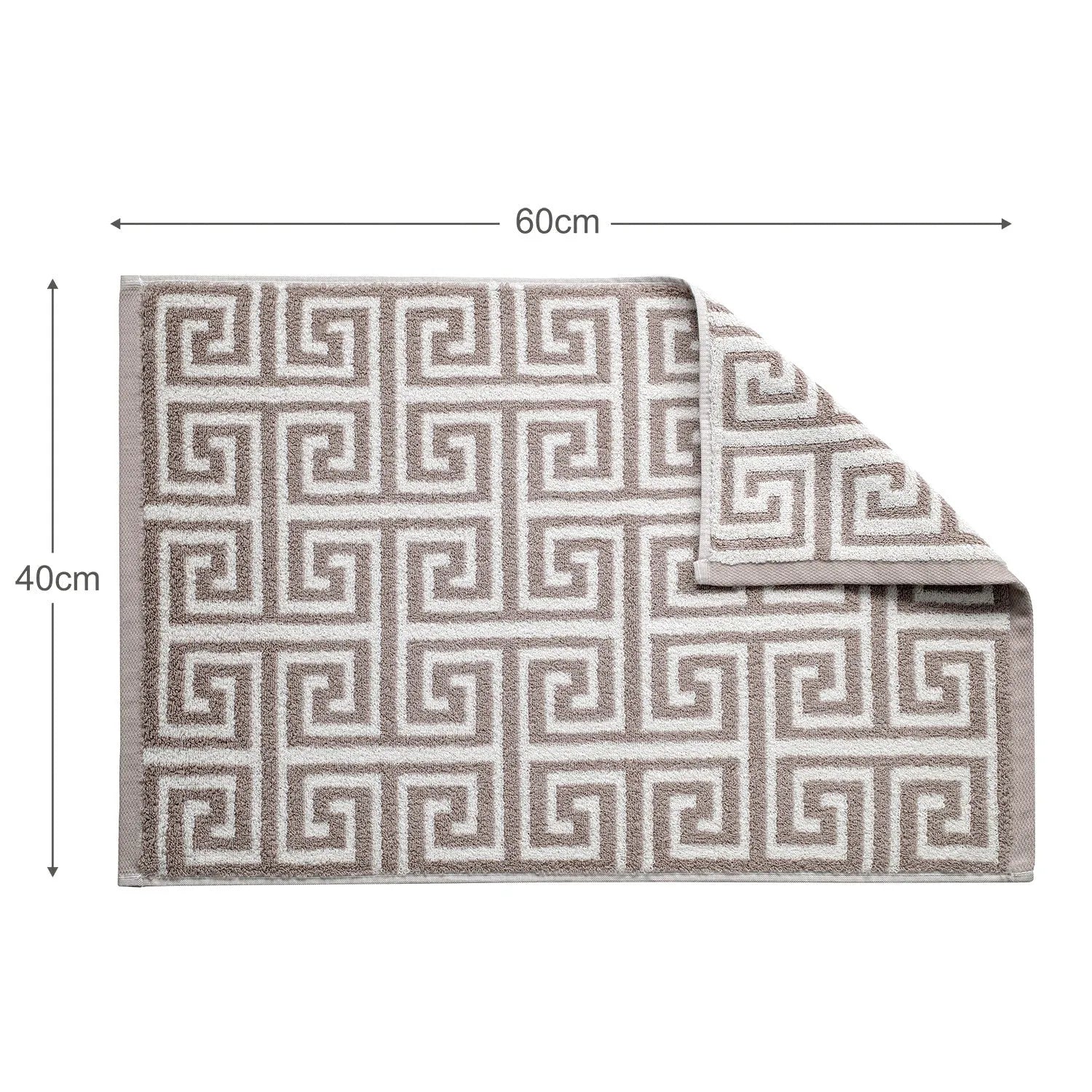 ROMA 2 Pcs Hand Towel - All Over | Color : Camel