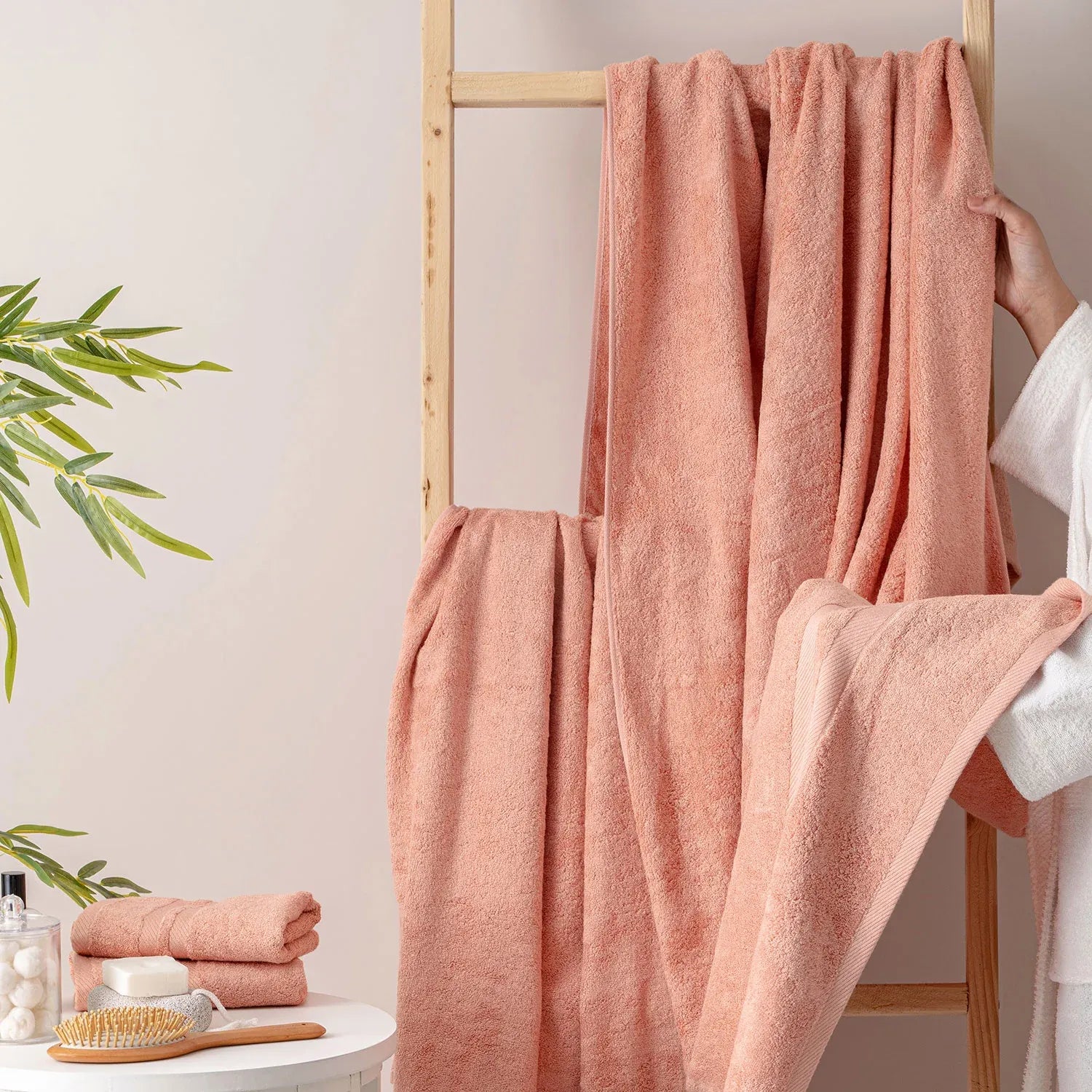 The Bamboo Beach Towel – Gentle Quick-Drying Care for Your Skin | Color : Orange 03