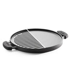 Titanex 30cm Pre-Seasoned Cast Iron Reversible Grill Pan/Tawa Tramontina