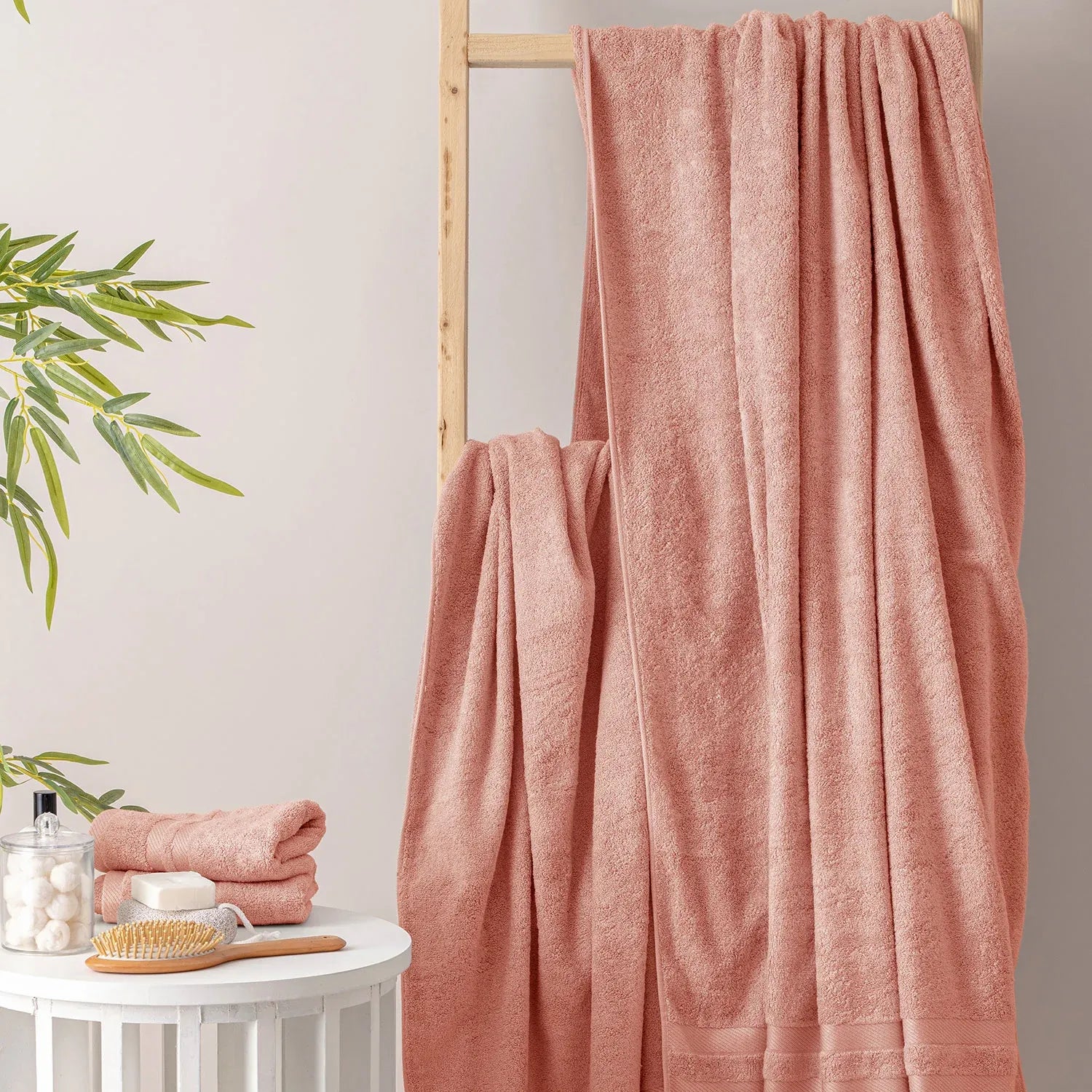 The Bamboo Beach Towel – Gentle Quick-Drying Care for Your Skin | Color : Orange 03
