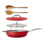 All-in-One Plus Pan 30cm/4.7L Red Tramontina