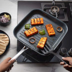 Fusao EX+ 26cm Triply Ceramic Grill Pan Tramontina