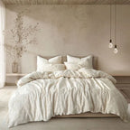 Linen Cotton JQ Bedding Collection - Everyday Softness | Color : Paisley Boteh