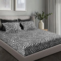 Aiva 550 TC 100% Cotton Super King Bedsheet | Color: SGBK 383