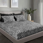 Aiva 550 TC 100% Cotton Super King Bedsheet | Color: SGBK 383