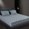 Aiva 550 TC 100% Cotton Super King Bedsheet | Color: SGBK 386