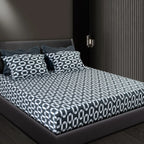 Aiva 550 TC 100% Cotton Super King Bedsheet | Color: SGBK 386